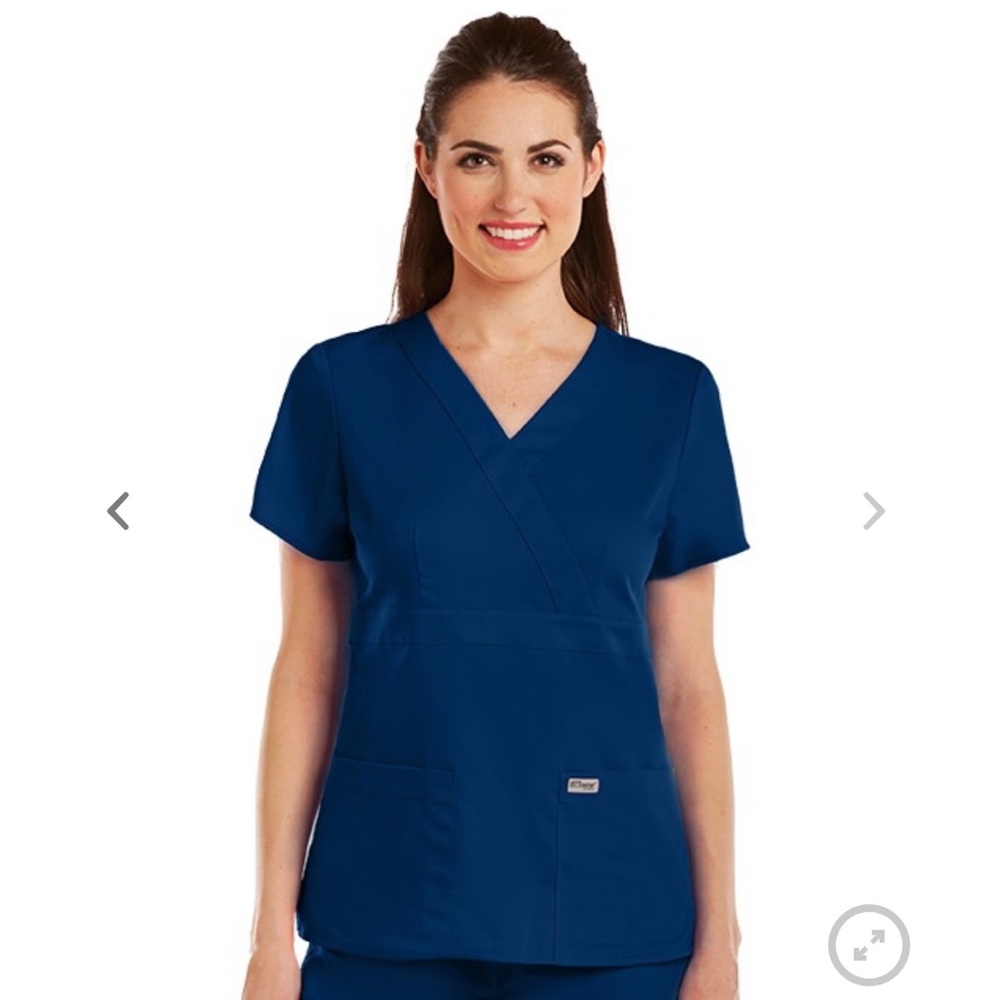 Grey’s Anatomy Mock Wrap Scrub Top